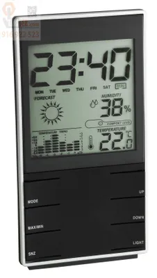 Productafbeelding van TFA-Dostmann 35.1102.01, Zwart, 20 - 99%, 0 - 50 °C, 32 - 122 °F, AAA, 162 g