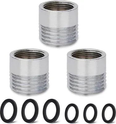 Immagine prodotto di Set di adattatori per rubinetto M22-M25, 3 pezzi, per cucina e giardino