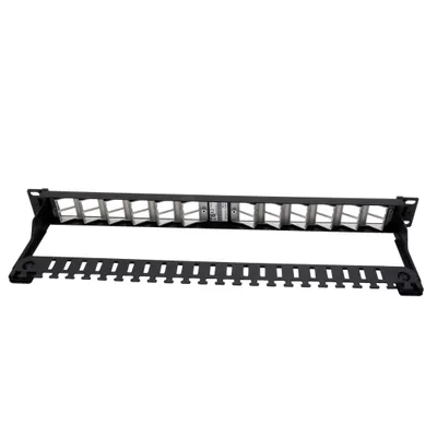 Produktbild von TRENDnet TC-KP24SA 24 Port Patch Panel, für Keystones, gewinkelt 1U