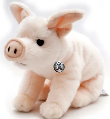 Produktbild von Ferkel BABETTE Schwein Glücksschwein Plüschtier 23 cm Plüschschwein Schweinchen Kuscheltier