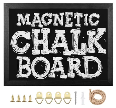 Immagine prodotto di Lavagna magnetica con cornice in legno - 30 x 40 cm, ideale per appunti