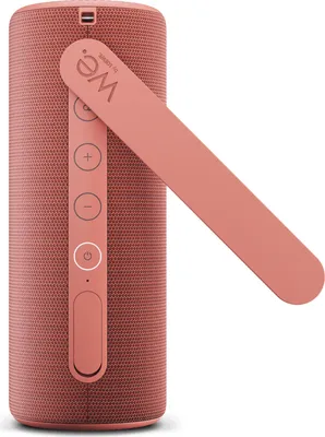 Zdjęcie produktu dla Loewe WE. Hear 1 Coral Red, głośnik Bluetooth, 40 W, wodoodporny, przenośny, ładowany, 14-godzinna żywotność baterii, do użytku zewnętrznego i wewnętrznego