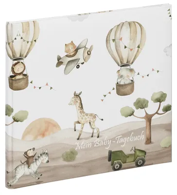 Produktbild von Pagna 12369-15 Babytagebuch 24x23cm Abenteuer 44S