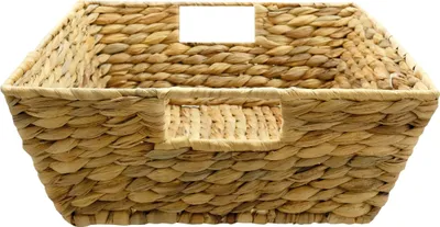 Produktbild von Jade Temple Dekokorb aus Wasserhyazinthe, geflochten, 12 cm x 30 cm x 30 cm, Ide