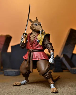 Produktbild von Neca Ultimative Splinter-actionfigur 18 Cm Braun Braun One Size