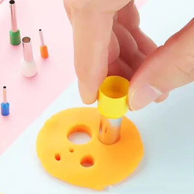 Produktbild von 129 Stück Kunststoff-Kleber-Accessoires - Kunststoff Werkzeug - Ohrschneidemaschine - Accessoires für DIY-Projekte und kreatives Basteln