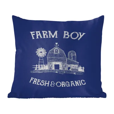 Produktbild von MuchoWow® Zierkissen Sofakissen Wohnzimmer Dekokissen 50x50 cm Vintage - Bauernhaus - Text - Komfort - Sofakissen