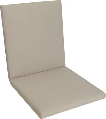 Produktbild von Herlag Sunny Niedriglehner-Auflage 103x50x4 cm – wetterfest, wasserfest & UV-beständig – waschbarer Bezug mit Reißverschluss – Natur