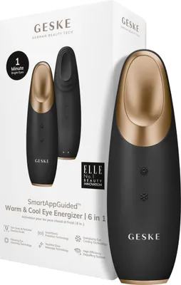 Produktbild von Masażer do oczu Cool & Warm 6w1 Geske z Aplikacją (szary)