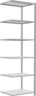 Produktbild von Stecksystem Anbauregal - 2500x750x600 mm, Typ 250 kg