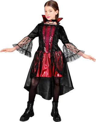 Produktbild von Vampiress Kostüm Mädchen 158