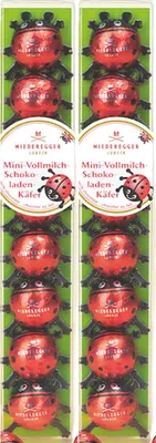 Produktbild von Niederegger Mini Edelvollmilch Schokoladen Käfer 8er 50g 2er Pack
