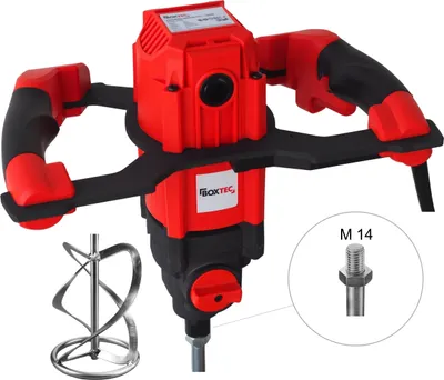 Produktbild von BOXTEC MXE 1800 W 2-Gang PROFI Rührwerk inkl. M14 Rührkorb, Kategorie:1800 W / 2-Gang / inkl. Quirl
