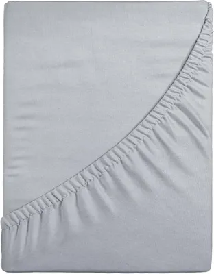 Produktbild von Softimi | Spannbettlaken PREMIUM 140x200 cm - Grau - 100% Baumwolle - Hypoallergen und atmungsaktiv