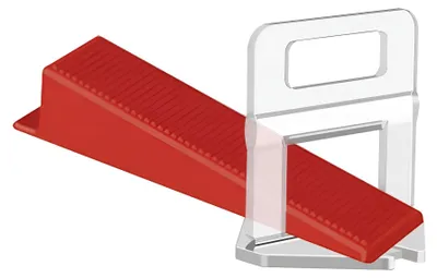 Immagine prodotto di Verk 01683 Set di livellamento - clip 1mm 100 pz, cunei 100 pz