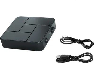 Obrázek produktu pro 2-in-1 Bluetooth 5.0 Přijímač Vysílač Tv Počítačový projekce do bezdrátového sluchátka zesilovač reproduktor