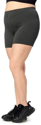 Produktbild von Merry Style Große Größen Damen Shorts Radlerhose Unterhose Hotpants Kurze Hose Boxershorts aus Baumwolle MS10-457 (DunkelMelange, 6XL)