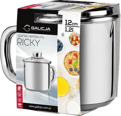 Produktbild von Famanu Kookpan Induktionspfanne - 12 cm, 1,2 l, Edelstahl, rund