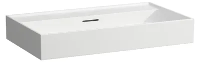 Image de LAUFEN Kartell lavabo à encastrer, sans trou pour robinet, avec trop-plein, 800x460mm, H8103367571091