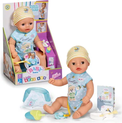 Zdjęcie produktu dla BABY born Lukas (Little Baby Boy) 36cm, Lalka dziecko, Męski, 3 lat(a), Chłopak, dziewczyna, 360 mm, Wielobarwny