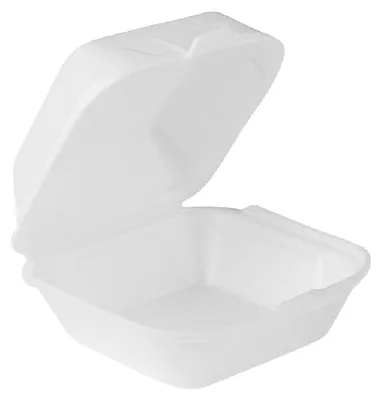 Produktbild von 500 Burgerboxen Hamburgerboxen IP7 XPS 135 x 125 x 70 mm weiß