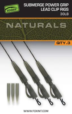 Produktbild von Fox EDGES™ Naturals Submerge Power Grip Lead Clip Leaders