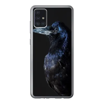 Produktbild von MuchoWow® Handyhülle Schutzhülle Hülle für Samsung Galaxy A52 5G Vogel - Tiere - Schwarz Silikon Softcase Handy Hülle - Umschlag