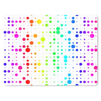 Produktbild von MuchoWow® Mauspad Mousepad Regenbogen - Muster - Konfetti - Neon 23x19 cm - Mousepads - Maus Mat - Pad - Mausunterlage - Schreibtischunterlage - Mauspad