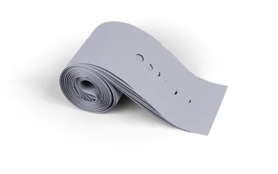 Produktbild von ERSATZLAMELLEN 9 FARBEN 250 CM LANG INDIVIDUELL KÜRZBAR LAMELLENVORHANG (Hellgrau 5er Set)