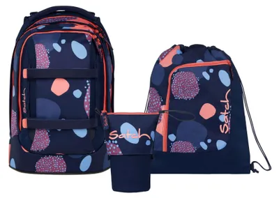 Produktbild von Satch, Schulrucksack-Set PACK Coral Reef 3-teilig, ab 5. Klasse