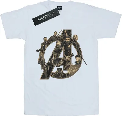 Produktbild von Avengers Infinity War - T-Shirt für Damen BI550 (S) (Weiß)