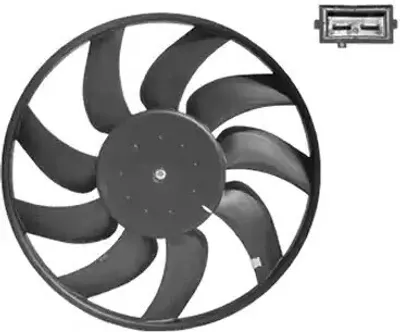 Produktbild von VAN WEZEL 3768746 Lüfter Motorkühlung Kühlerlüfter für OPEL Vectra C Caravan (Z02) Wasserkühler Ø380mm