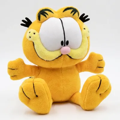 Image de Garfield, peluche de 20 cm, animal en peluche, chat. Produit officiel sous licence, Image générée par une IA