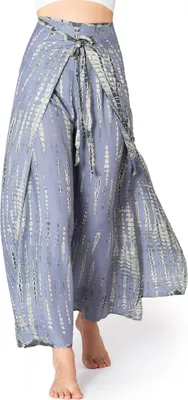 Produktbild von PANASIAM Hosenrock Sunshine Pants Tie-Dye Wickelhose mit Schlitz Palazzohose Boho Batik