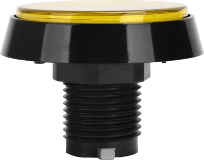 Obrázek produktu pro 60mm velké kulaté ploché tlačítko s LED světlem 3?nožní spínač pro herní konzoli Crane MachineYellow