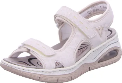 Produktbild von Rieker Damen Keilsandaletten 31445-36, 31445-37, 31445-38, 31445-39, 31445-40, 31445-41, 31445-42, 31445-43, 31497-36, 31497-37, 31497-38, 31497-39, 31497-40, 31497-41, 31497-42, 31497-43, 32011-36, 32011-37, 32011-38, 32011-39, 32011-40, 32011-41, 32011-42, 32011-43 RIE-67666 beige/perlcreme 36