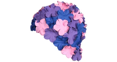 Image de Bonnet de bain Bloom violet-rose