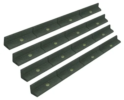Produktbild von Grüne Rasenkante aus UV-beständigem Gummi, 4,8m x 8,5cm, biegsam