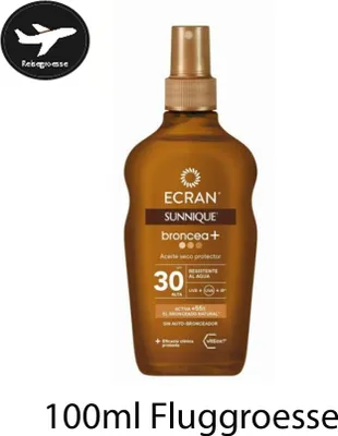 Immagine prodotto di Ecran Sunnique Silky Mist Olio secco protettivo Spf30 100ml
