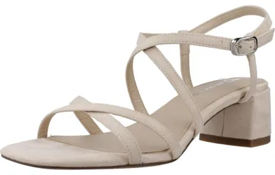 Produktbild von Tamaris Damen Sandalette aus Stoff mit Karree Spitze 1-28204-42, Größe:41 EU, Farbe:Rosa
