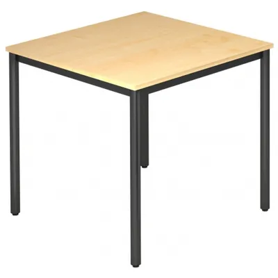 Produktbild von DORAN DR08 D - Ahorn 80 x 80 mit Rund-Rohr/Schwarz