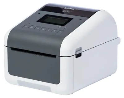 Zdjęcie produktu dla Brother TD-4555DNWB, bezpośrednio termiczny, 203 x 203 DPI, 203 mm/s, Przewodowa, Szary, Biały