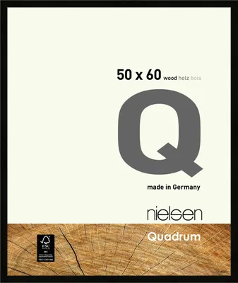Produktbild von nielsen Holz Bilderrahmen Quadrum, 50x60 cm, Schwarz