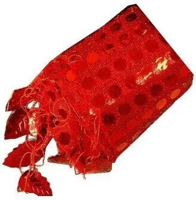 Produktbild von 10 Halay Tanztücher Pailette Halay Mendil Mendili Kina Söz Nisan Dügün Hochzeit Rot