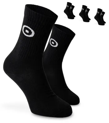 SOKKS Calzini Sportivi Logo Nero in Cotone — Vista 1