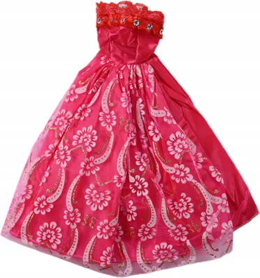 Produktbild von Modisches Puppenkleid für 30cm Puppen - Elegantes Outfit, Verschiedene Designs, Spielspaß