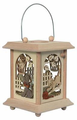 Obrázok produktu pre Stolová lampa Kuhnert na čajové sviečky a votívne sviečky 17 cm, motív: mačky