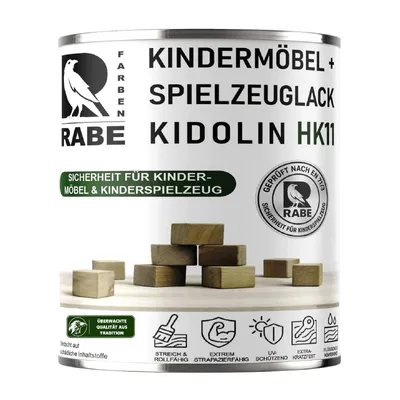 Produktbild von RABE Klarlack 500ml Matt Lebensmittelecht Kidolin Versiegelung Möbellack Holz