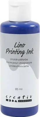 Produktbild von Creativ Company Linoleumfarbe, blau, 85 ml 1 Flasche