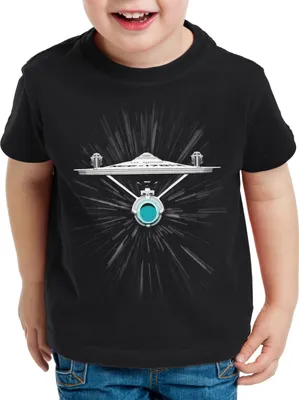 Produktbild von style3 Enterprise Warp Kinder T-Shirt ncc-1701 kirk spock